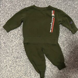 Champion Kids' Olive Green Tracksuit